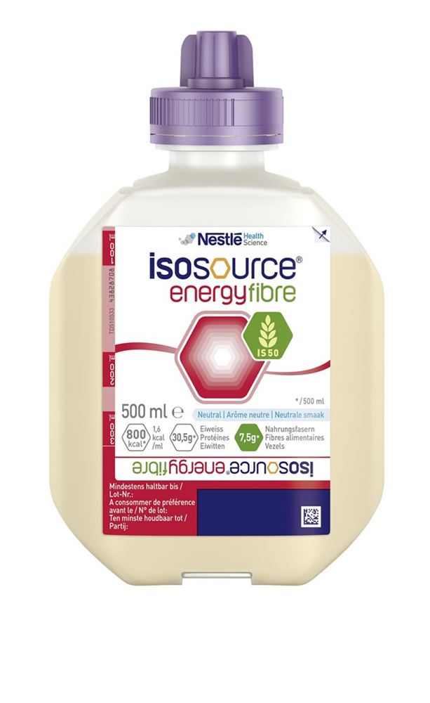 Isosource Energy Fibre<br>500 ml, SmartFlex, Emulsion zum Einnehmen, Neutral