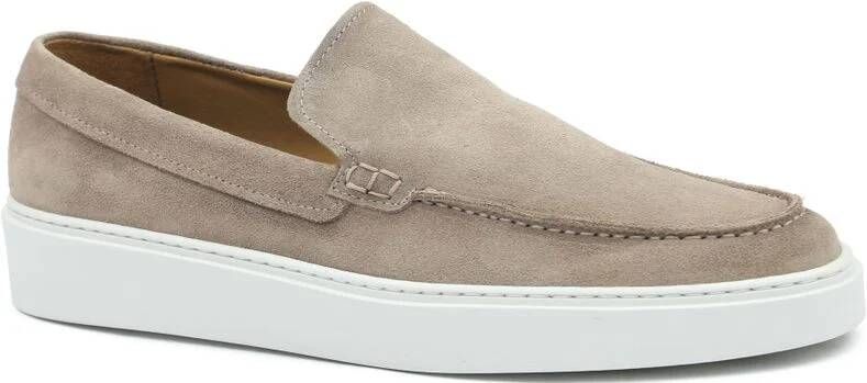 Giorgio Heren Instappers Taupe Stijlvol Model Beige Heren