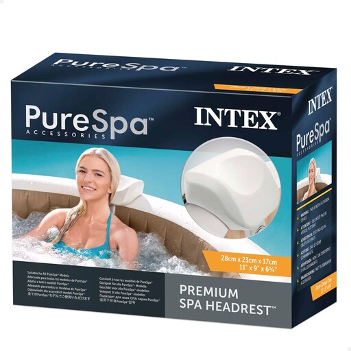 Encosto de cabeça inflável para spa Intex
