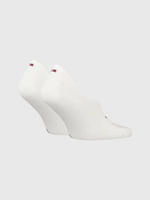 Pacote com 2 pares de meias de cano alto com logo da bandeira americana