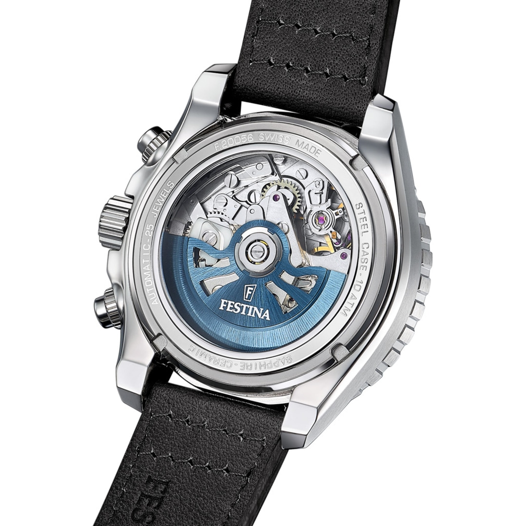 Festina Swiss Auto Sport Chrono 46 Schwarz / Grün