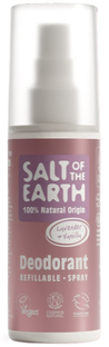 Salt Of The Earth Lavender   Vanilla Deodorant Refillable Spray 100ML