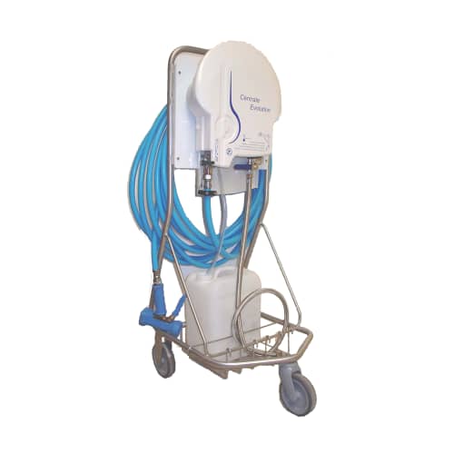 Chariot inox 3 roues pour centrale de dosage Brightwell