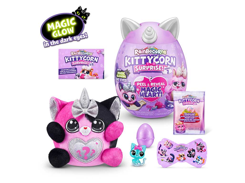 RAINBOCORNS S5 - PELUCHES PEQUENOS KITTYCORNS MODELOS SORTIDOS