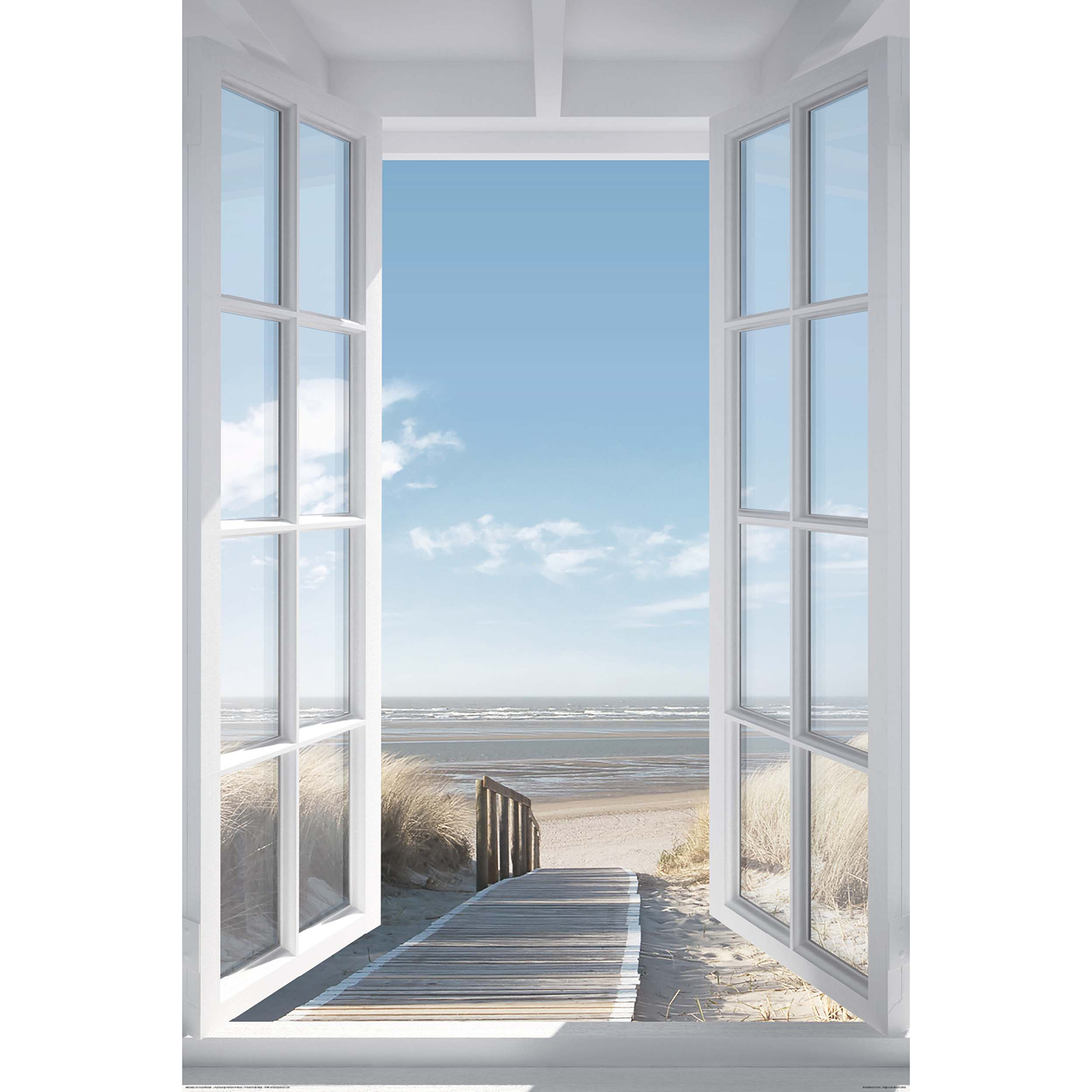 Deco Panel NORDSEE FENSTER - 60x90 cm