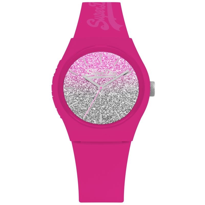 Montre femme Superdry - cadran et bracelet rose