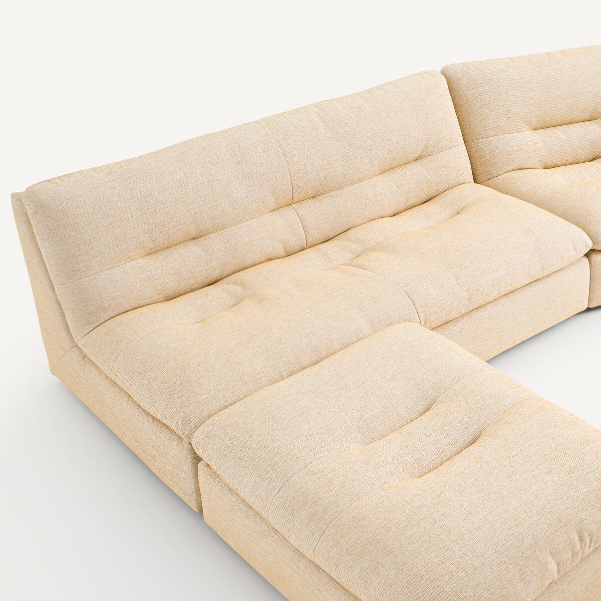 AM.PM<br>Apoio para os pés modular em algodão reciclado, Giuliano
