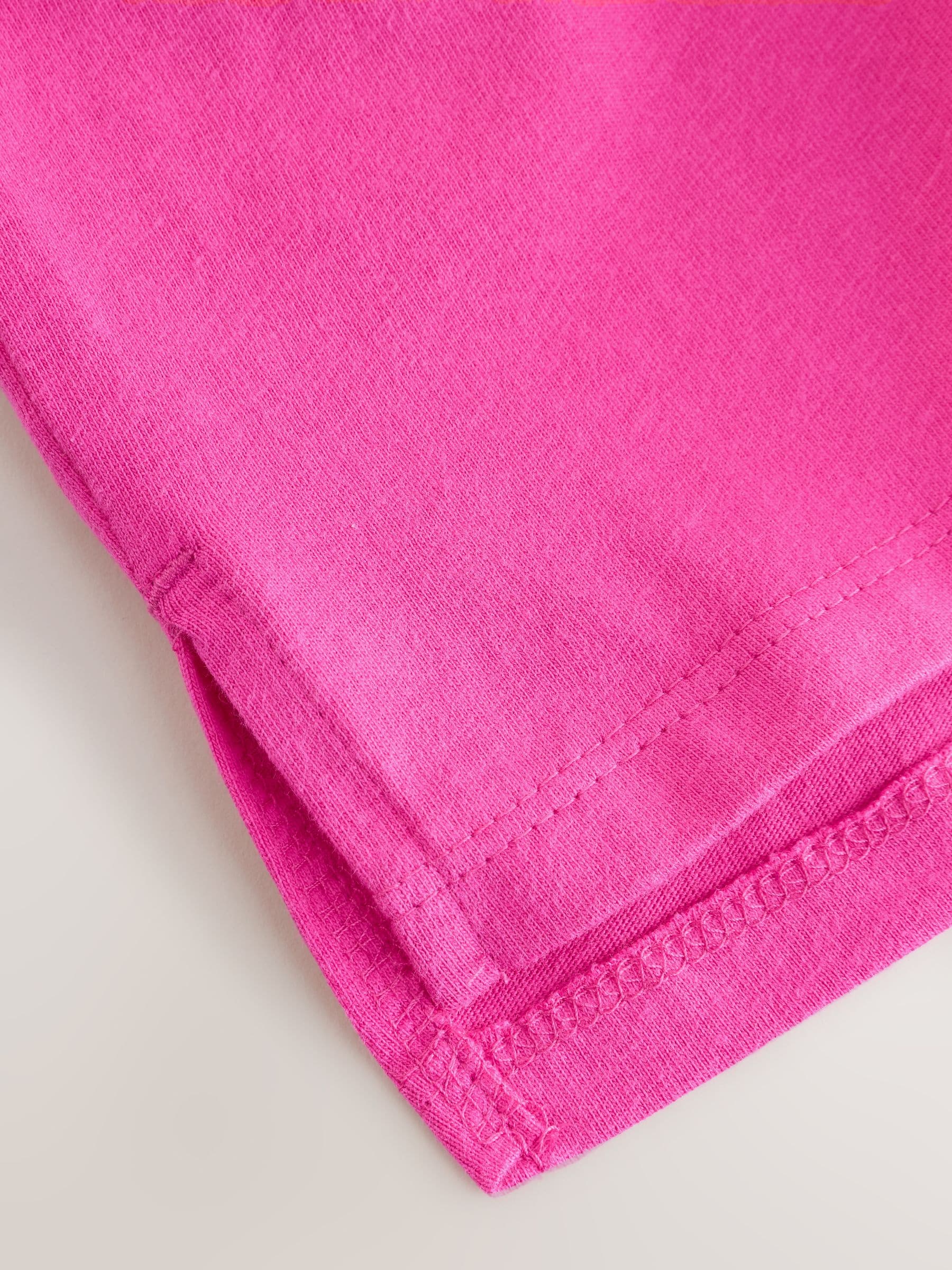 Magenta-roze - Oversized T-shirt (3-16 jr)