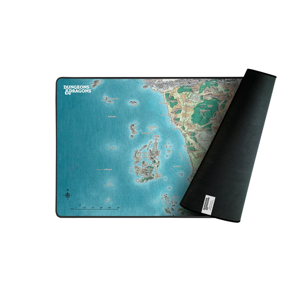 Dungeons & Dragons Tapis de souris XL - Faerun Map