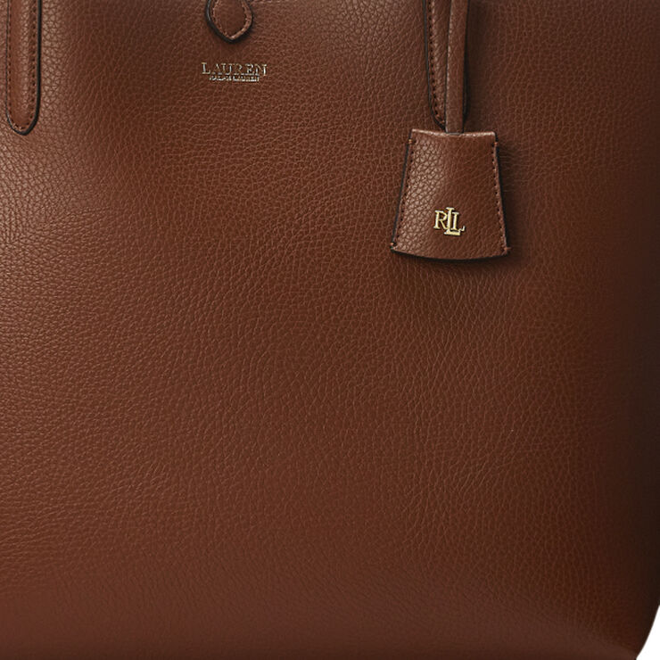 Lauren Ralph Lauren Faux-Leather Reversible Tote Lauren tan/orange