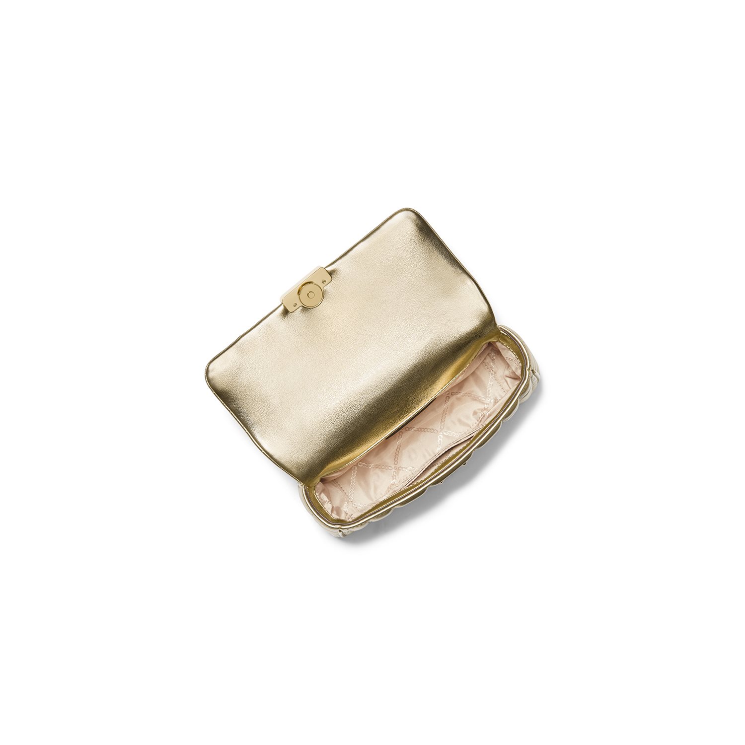 Michael Kors Tribeca SM Conv Chain Shldr pale gold