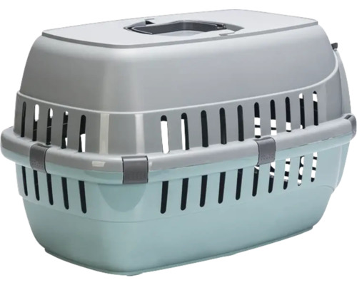 Karlie Eco Tourist 1 Aqua transportbox - 48 x 31 x 31 cm grijs turquoise