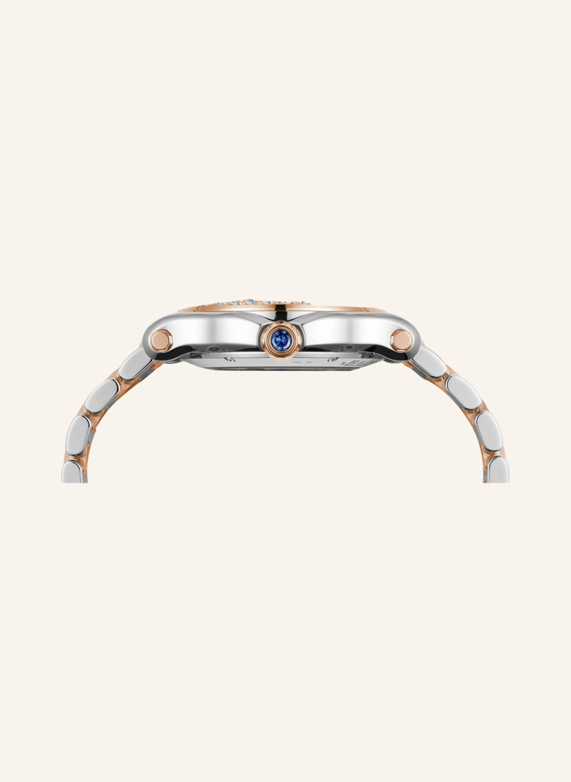 Chopard Uhr HAPPY SPORT Uhr mit 36 mm Gehäuse, Automatik, 18 Karat Roségold, Edelstahl und Diamanten