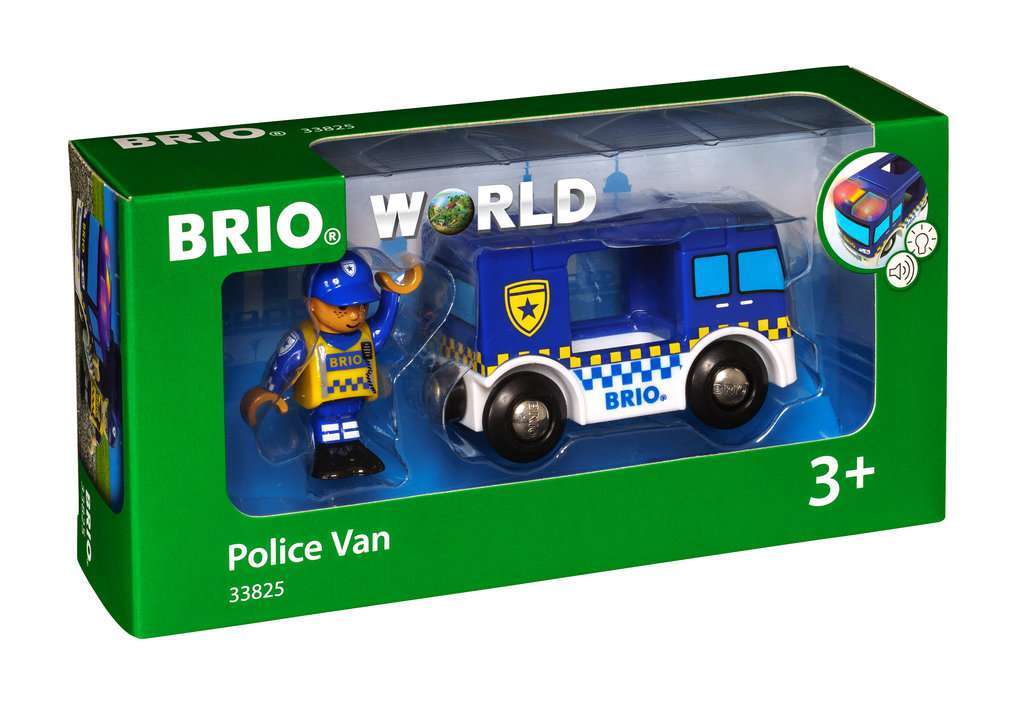 BRIO Spiel Polizeiwagen mit Licht und Sound