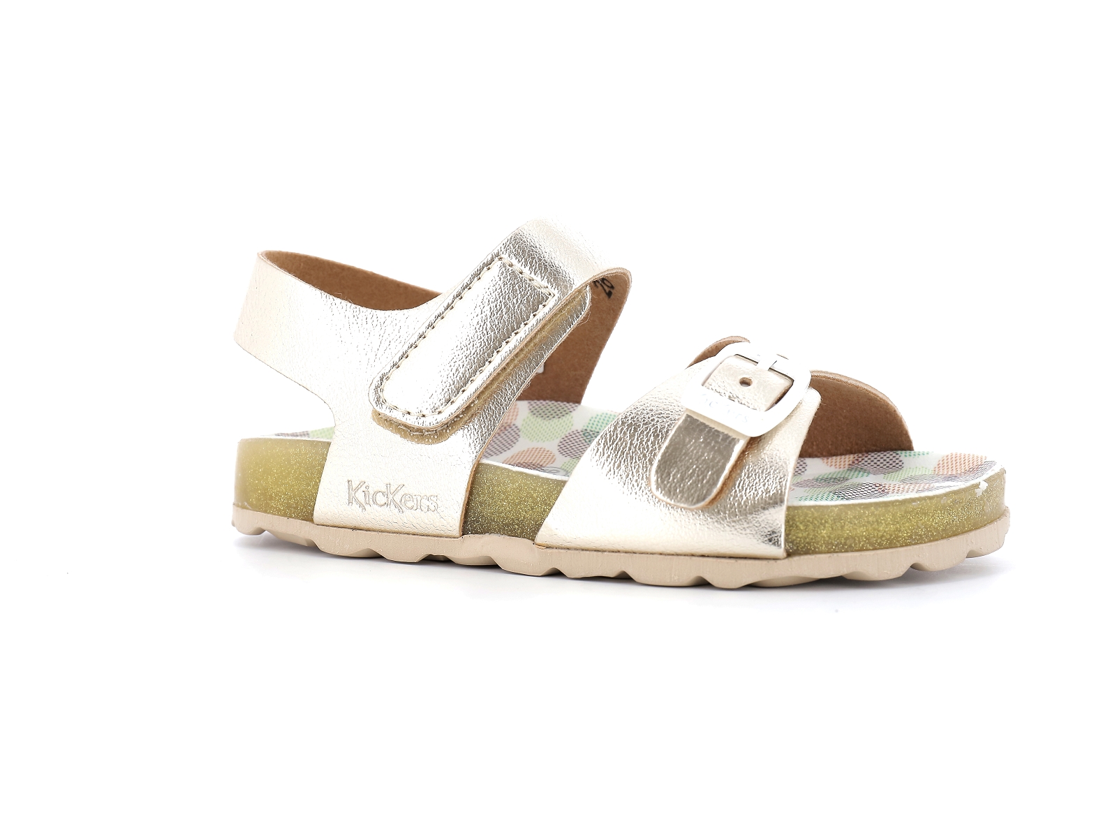 Kickers-SUNKRO Cuir Or