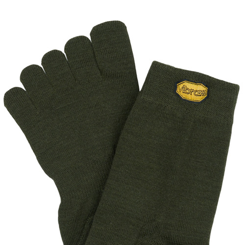 Vibram Fivefingers - WOOL BLEND CREW - Kaki