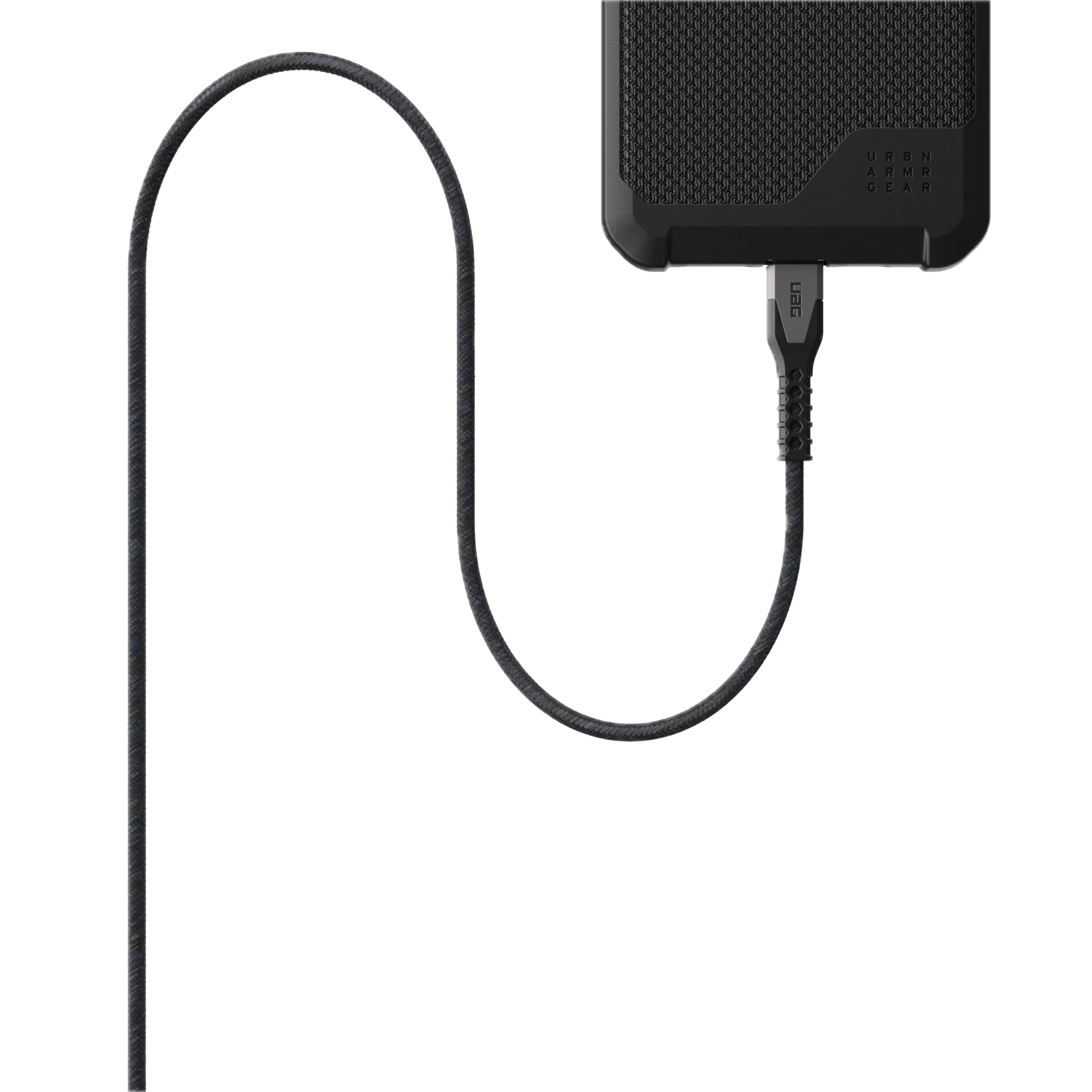 (1.5m) 30W USB C auf Lightning Ladekabel Kevlar Datenkabel MFi (9B4414114030) - Schwarz