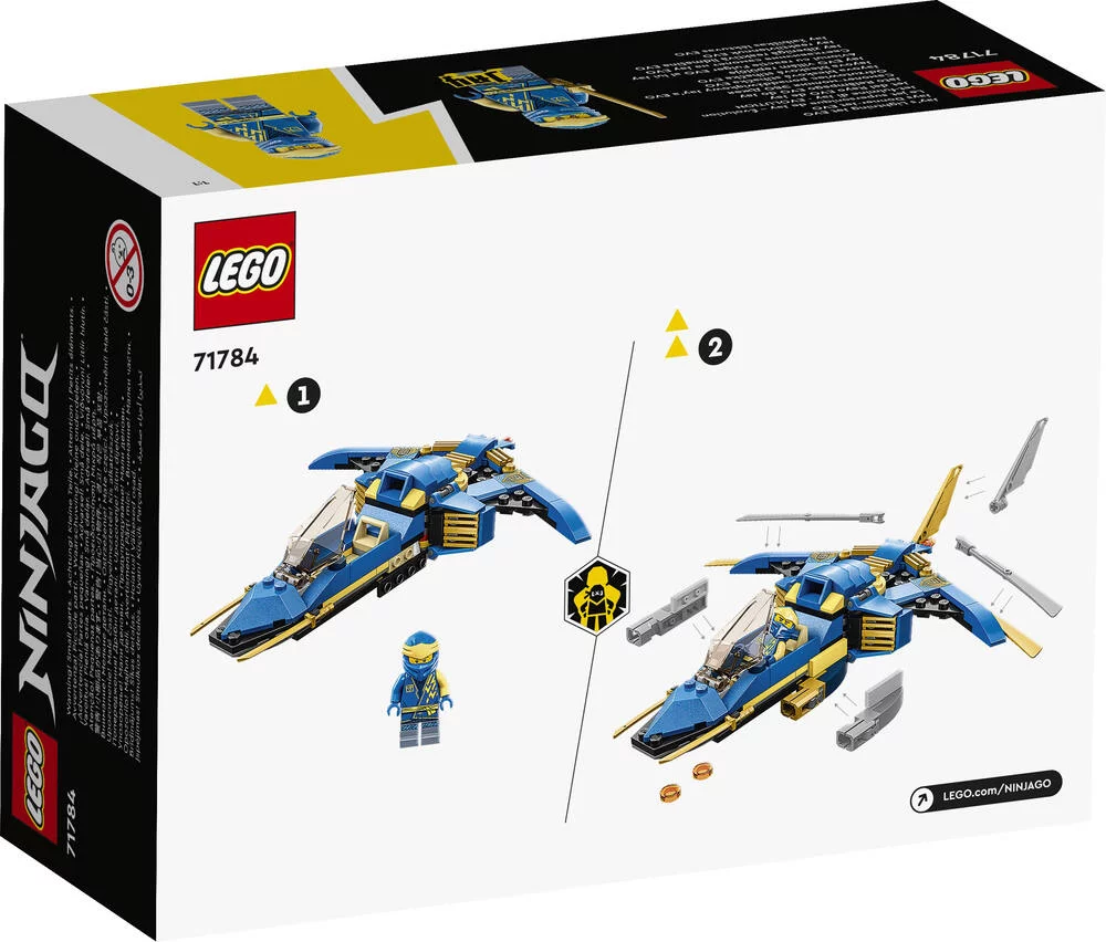 LEGO®NINJAGO® 71784 - LE JET SUPERSONIQUE DE JAY - EVOLUTION