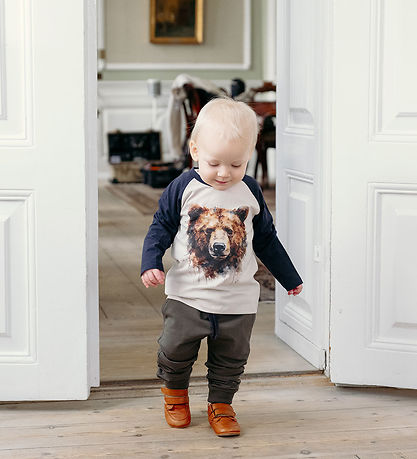 Hust and Claire Bluse - Anton - Navy m. Bj?rn