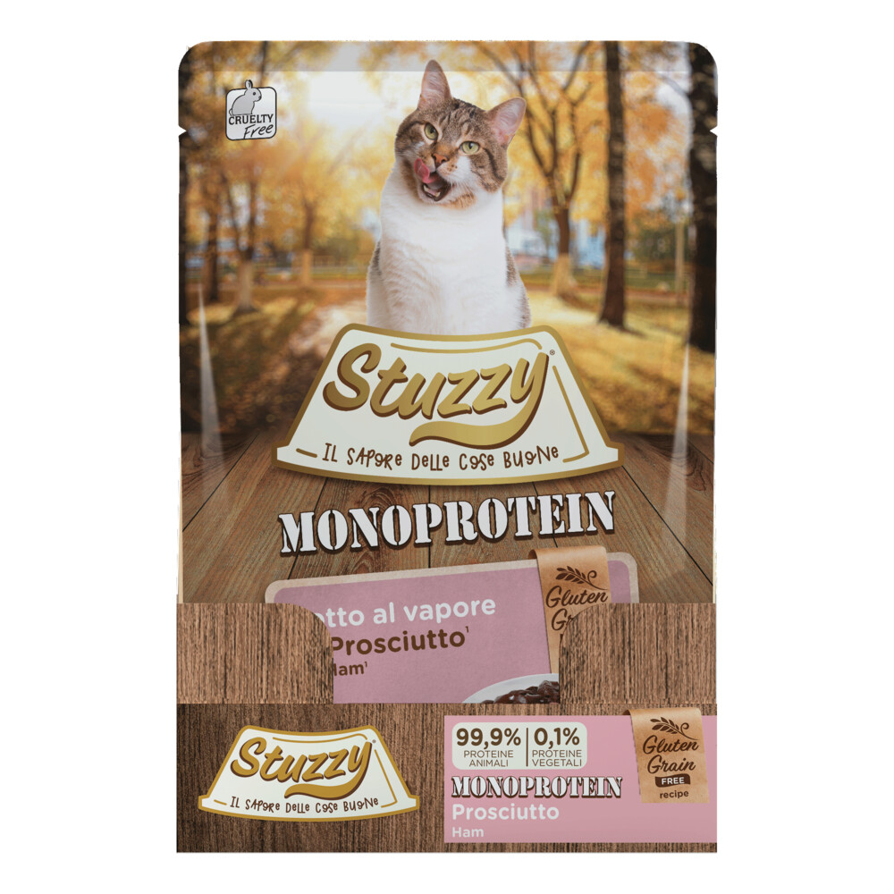 20x Stuzzy Kattenvoer Monoprotein Ham85 gr