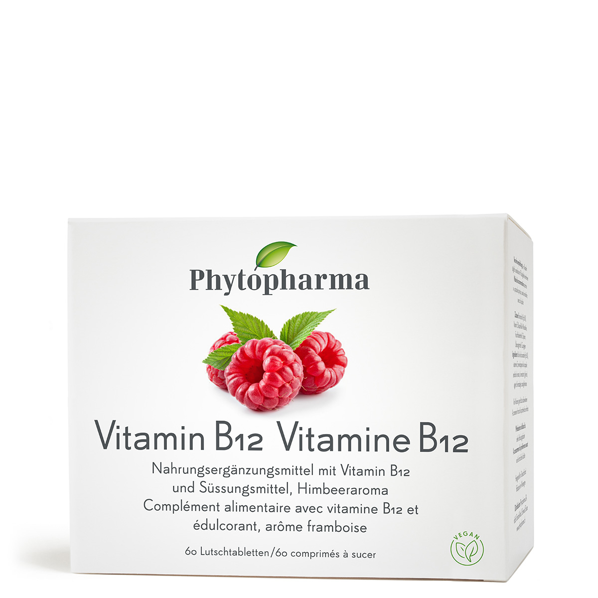 PHYTOPHARMA Vitamin B12<br>60 Stück, Dose, Lutschtablette