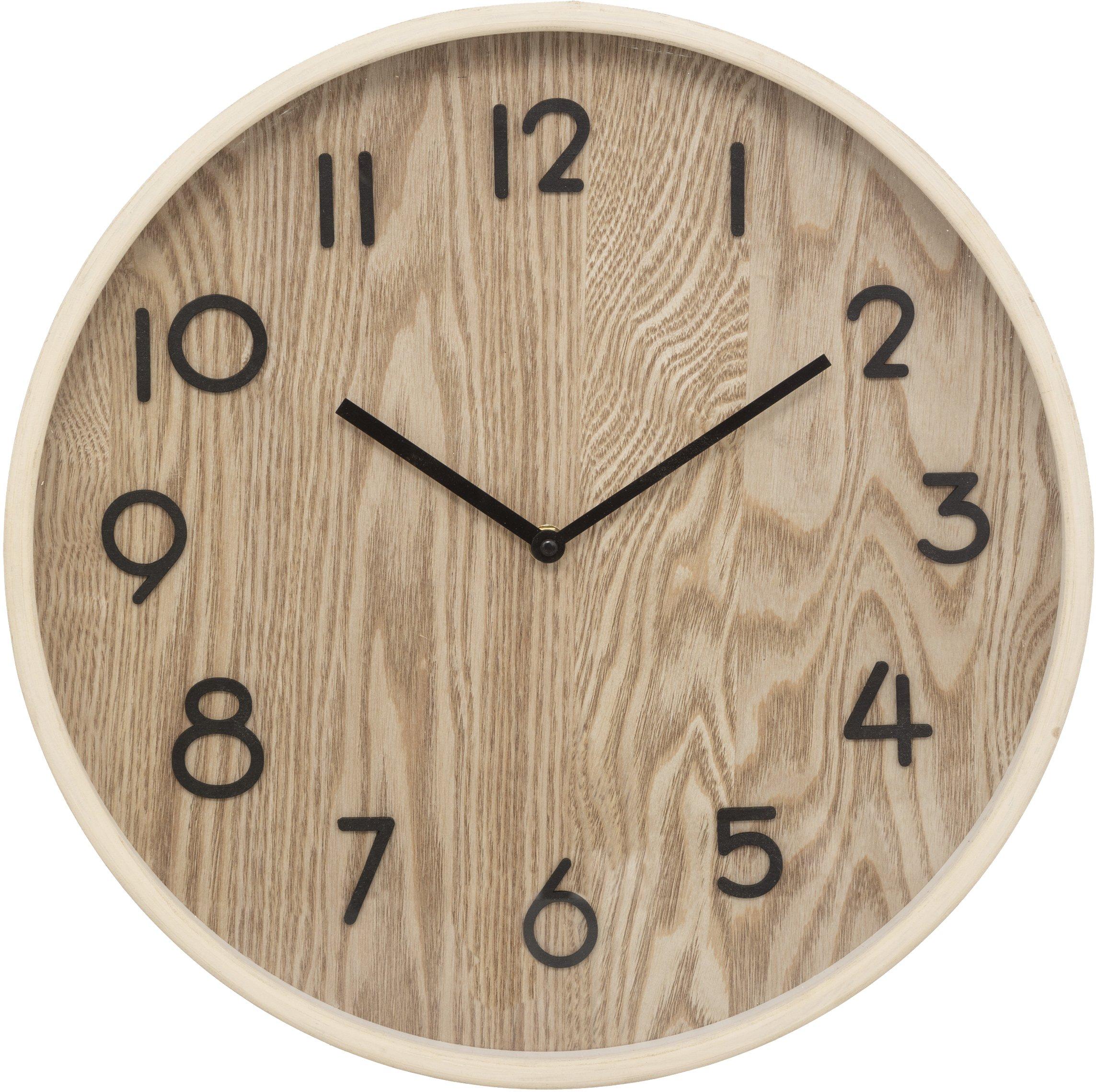 HORLOGE BOIS IVANA D.38CM