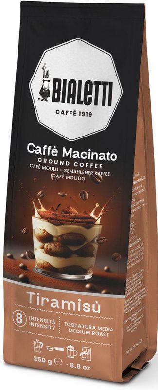 Bialetti - Caffe Macinato Tiramisu - Gemalen Koffie - 250 gram