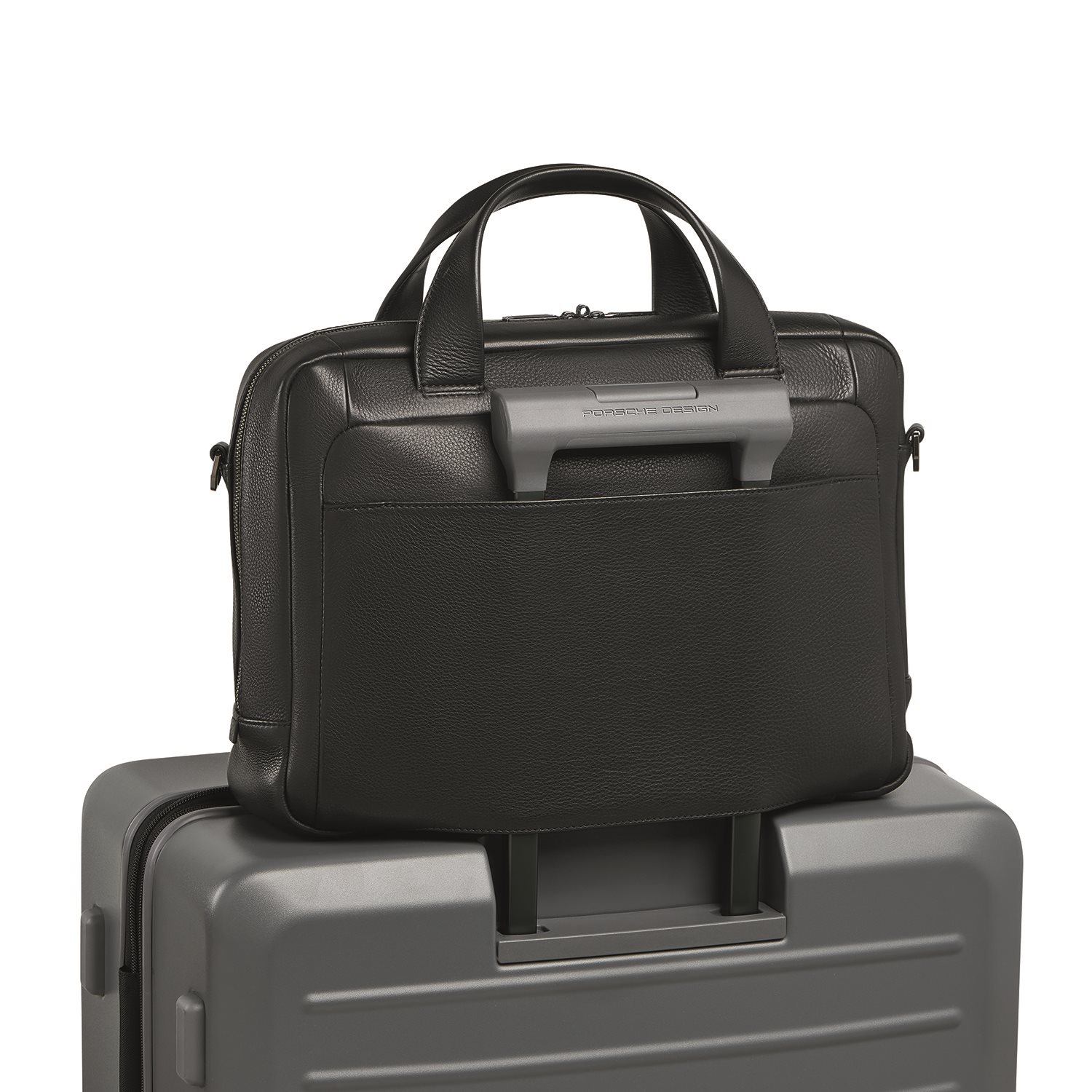 Porsche Design Roadster Leather Briefcase S black
