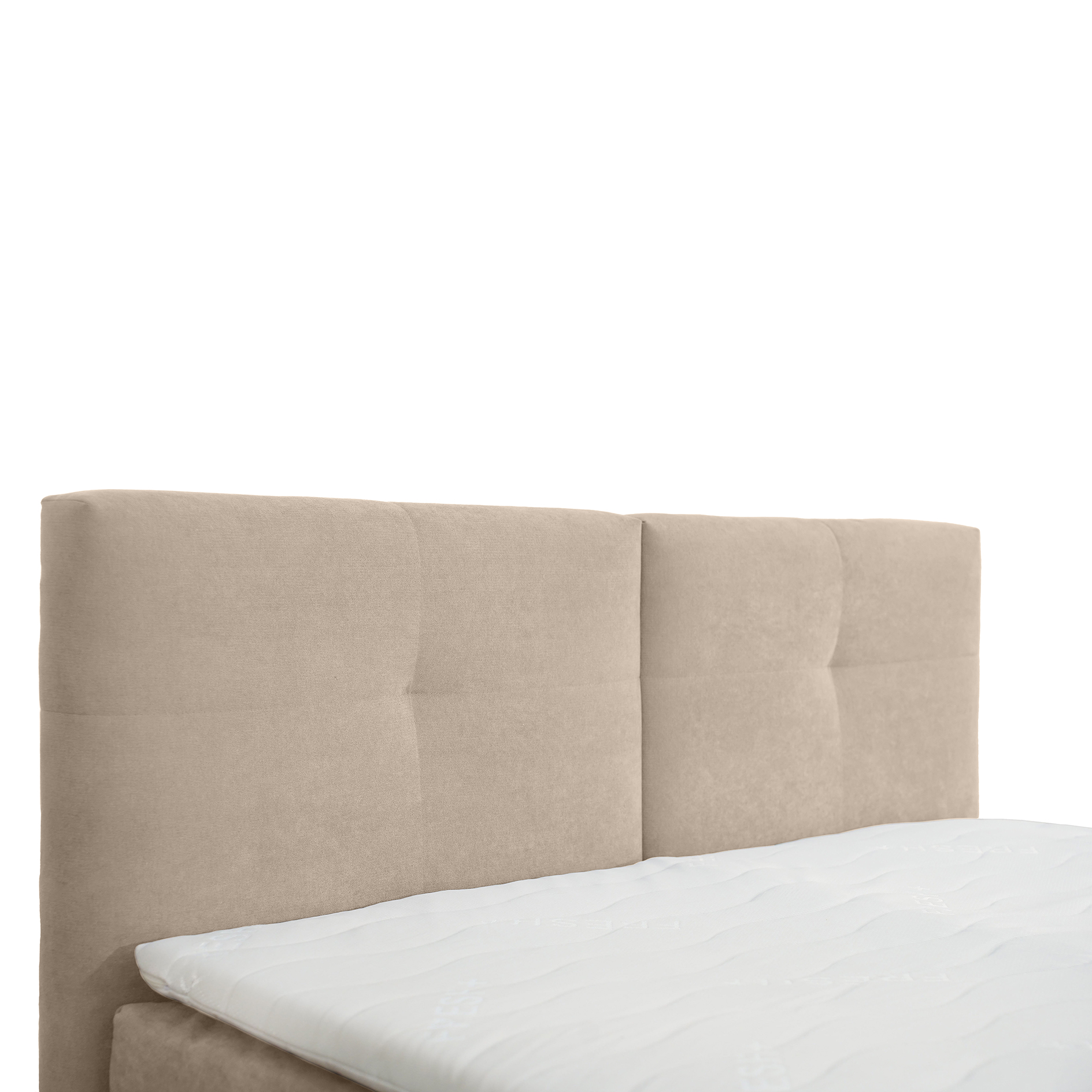 Polsterbett - beige - 180x200 cm