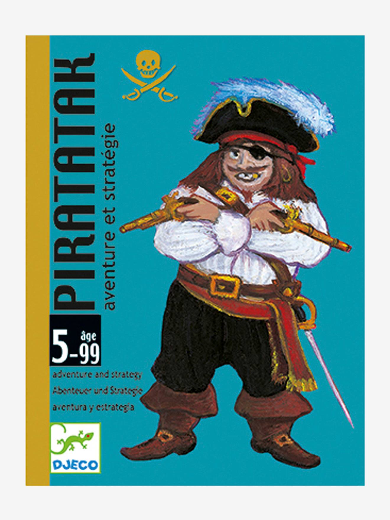Jogo de cartas multicolorido Piratak DJECO