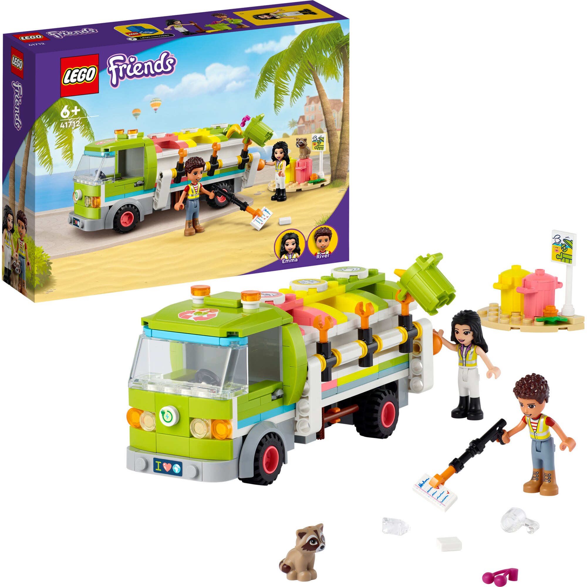 LEGO Konstruktionsspielzeug Friends Recycling-Auto