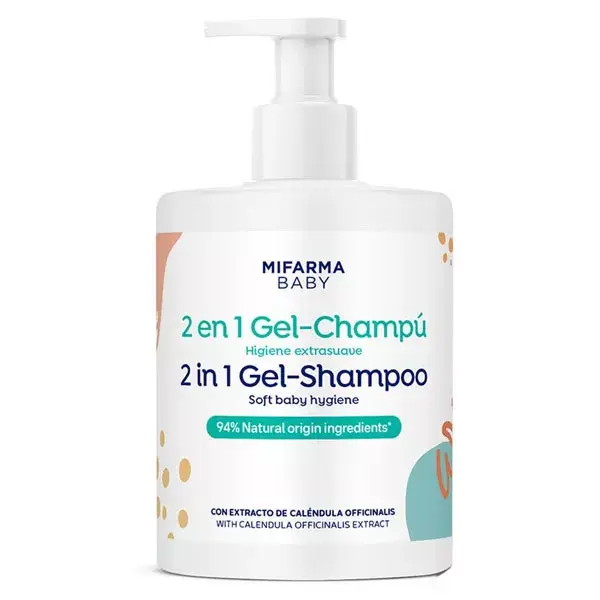 Gel de Banho e Shampoo Mifarma Baby Calêndula 400ml