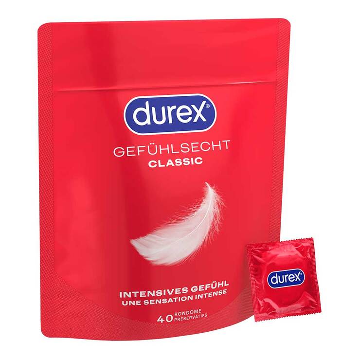 durex® Gefühlsecht classic Kondome, 40 St