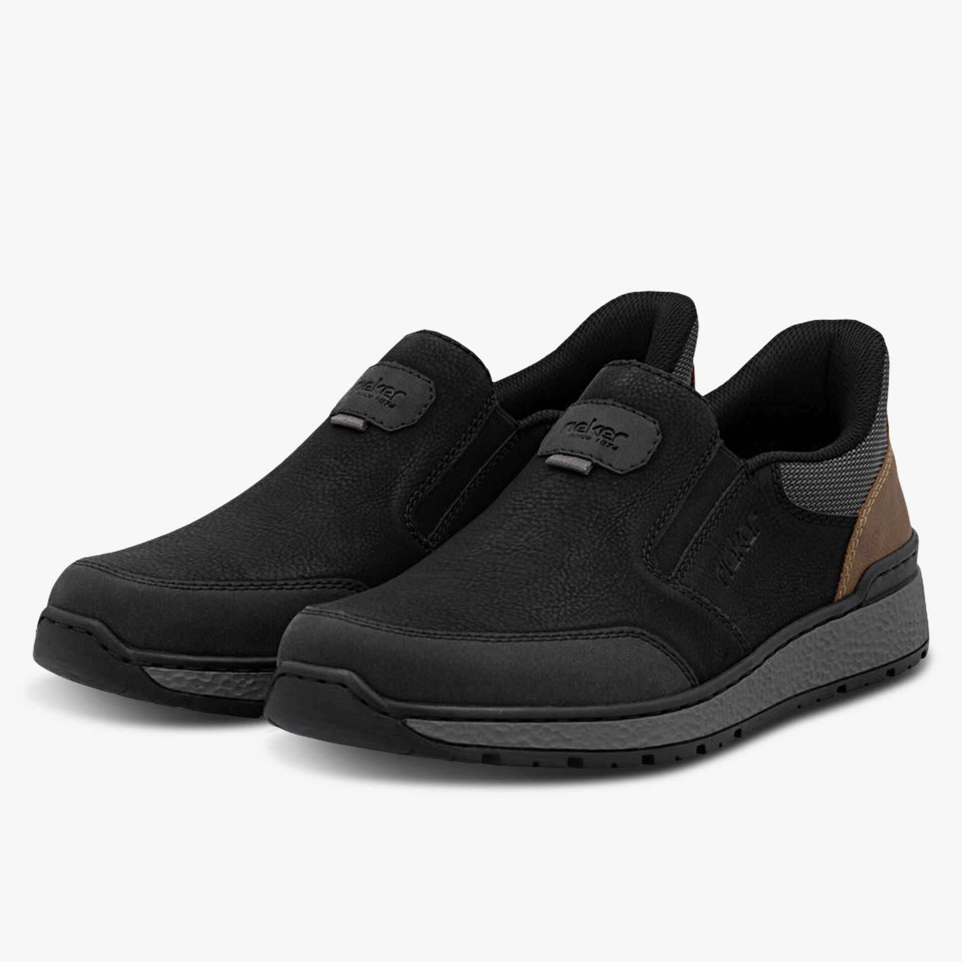rieker Herren Slipper schwarz - Bequem & stilvoll | Jetzt bei reno.de