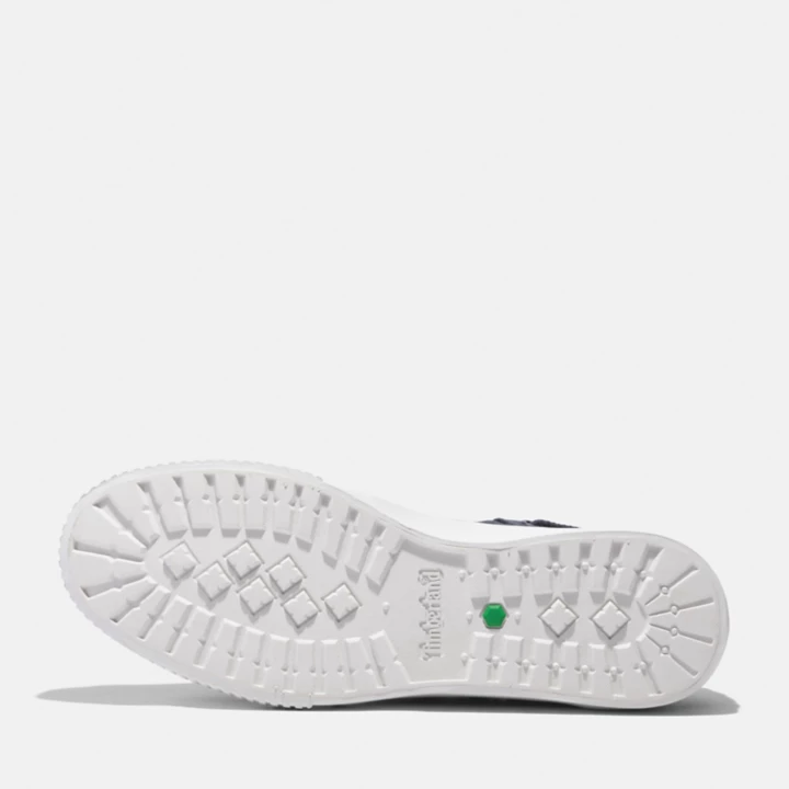 Basket basse à lacets pour homme en bleu marine
