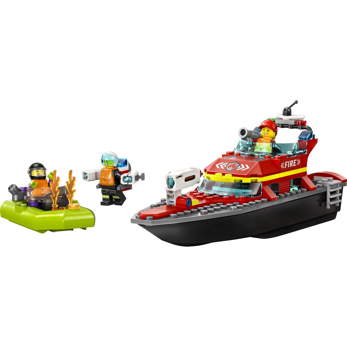 Le bateau de sauvetage des pompiers Lego City 60373