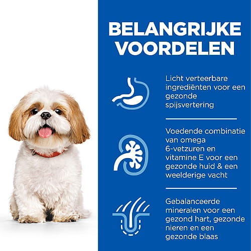 Hill's Science Plan Small & Mini Senior 11+ Hondenvoer met Kip 1.5 kg