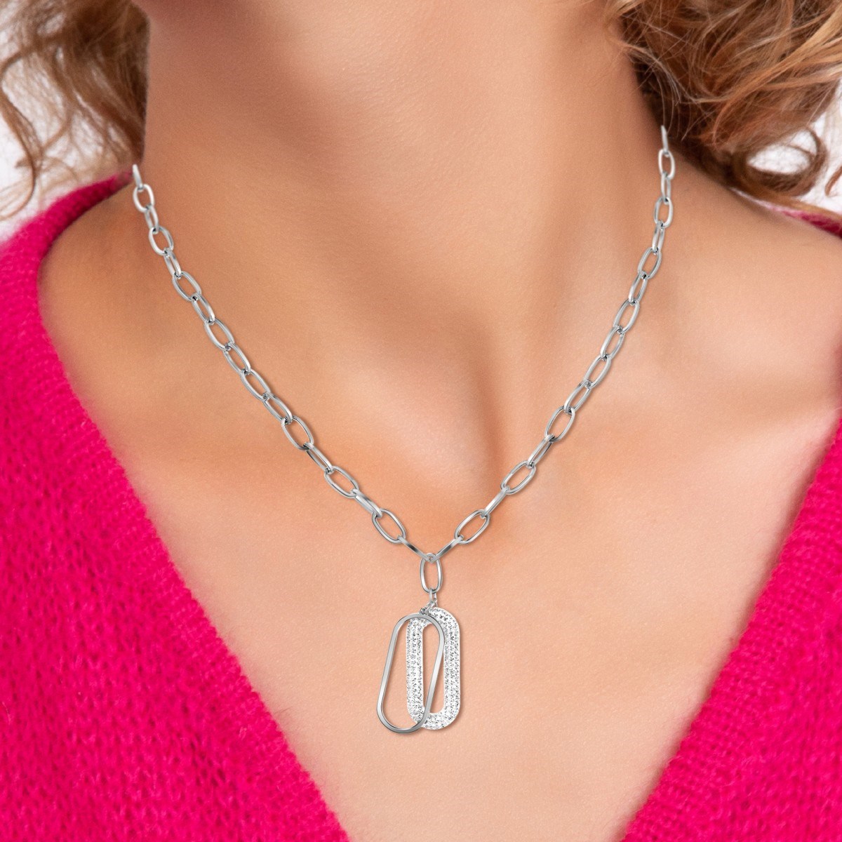 Collier SC Crystal orné de Cristaux scintillants