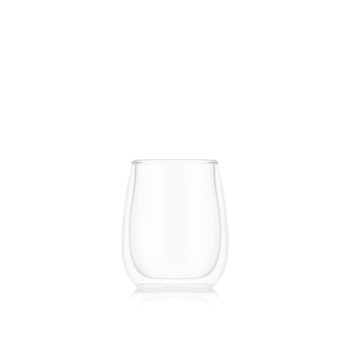 Bodum Sett med med 2 dobbeltveggede vinglass SKÅL 0.25 L