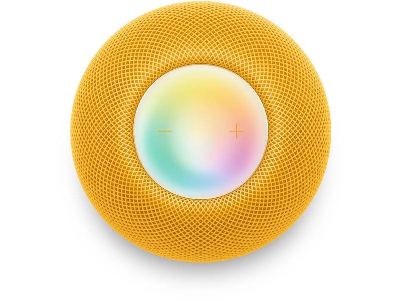 Apple HomePod mini Yellow Smarter Lautsprecher im Mini-Design mit Smart Home- und Sprachsteuerung