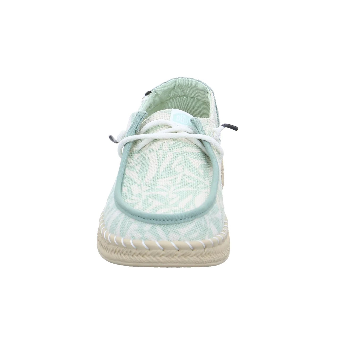 HEY DUDE Sneaker Mint Textil  mit Wechselfussbett