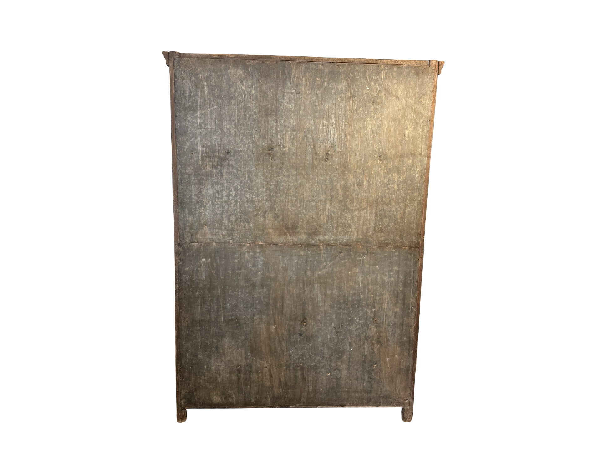 Vitrinekast 4deur 3lades paars/blauw