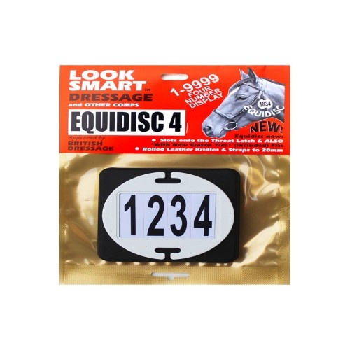 Disco de numeração Equidisc 4 para competições equestres