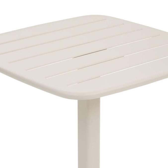 Table haute de jardin carrée ALEGORIA Argile