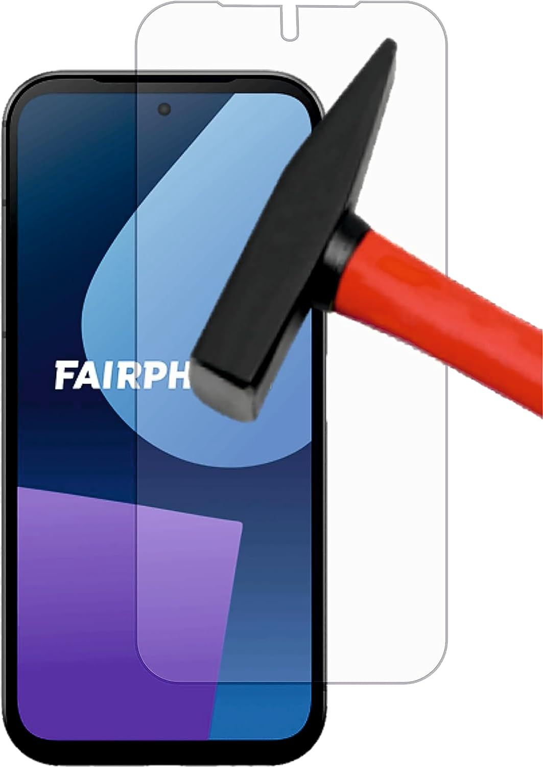 Fairphone 5 Full-Screen Vollbild Glas Display Schutz