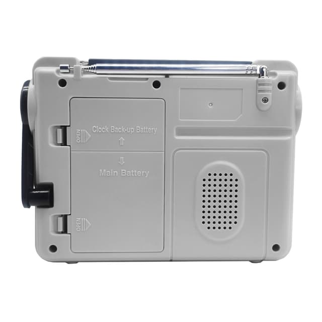 Emergency AM FM-radio Bluetooth Afspiller Håndsvinggenerator PowerBank