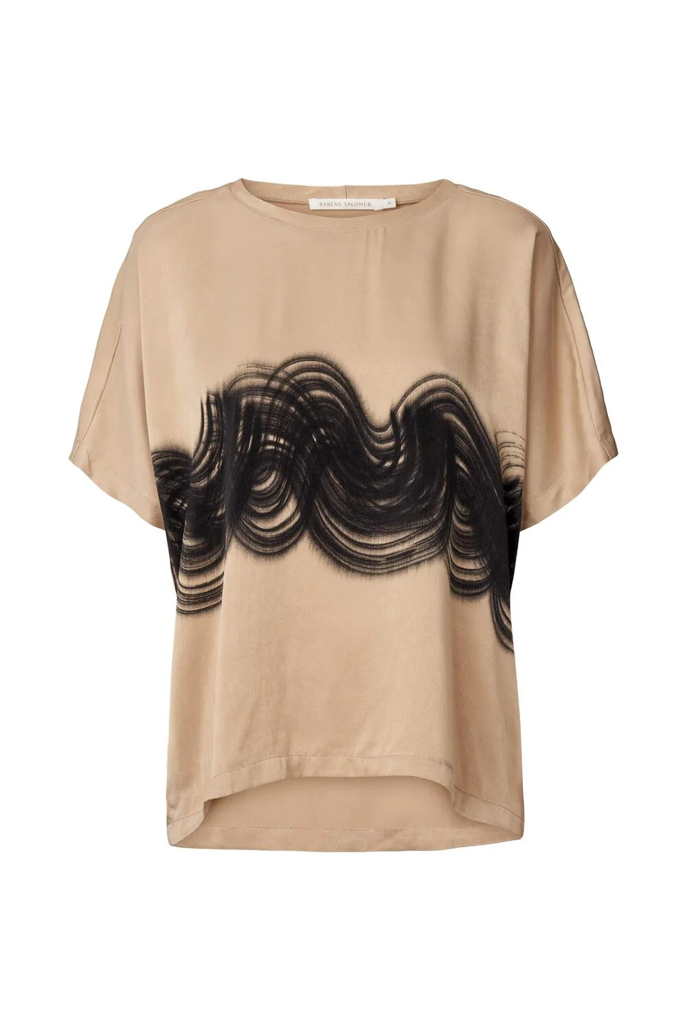 Rabens Saloner  Maggi t-shirt - Black sculp combo