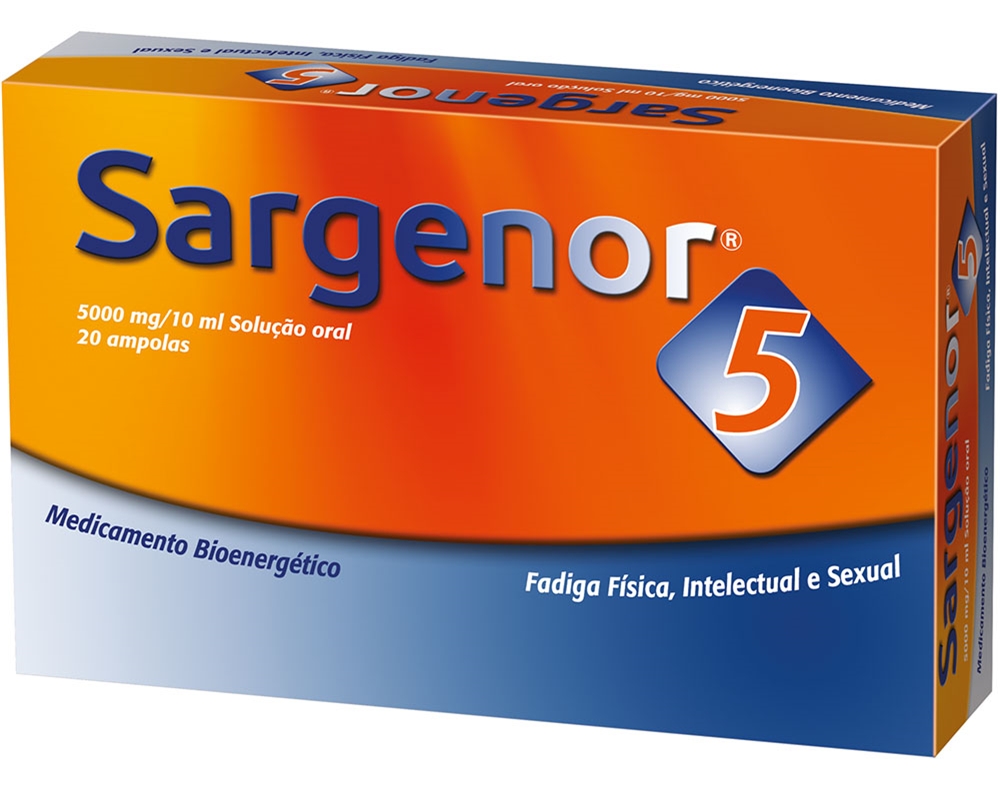 AMPOLAS SARGENOR 5000MG-10ML 20UN