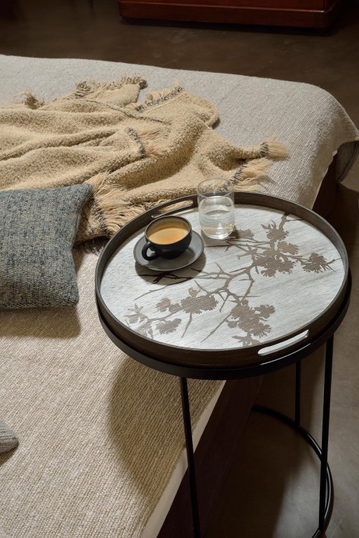 Ethnicraft Tray round bijzettafel S 49