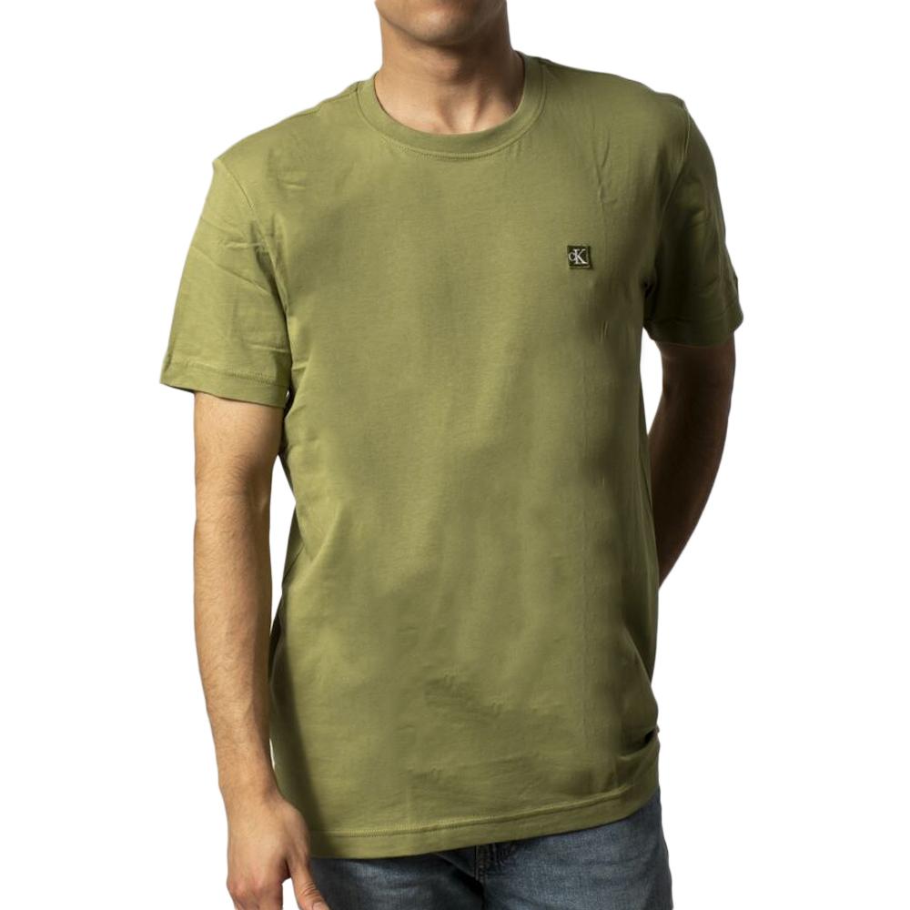 Calvin Klein Jeans T-shirt Kaki Homme Calvin Klein Jeans Embro Badge